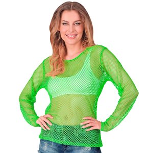 Shirt résille longues: vert