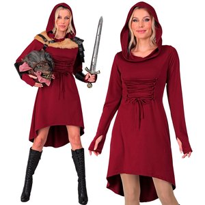 Korsett-Kleid: Rot