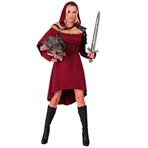 Korsett-Kleid: Rot