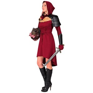 Korsett-Kleid: Rot