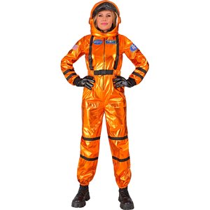 Orangene Astronautin