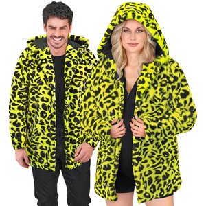 Cappotto di peluche: giallo neon