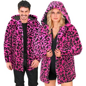 Cappotto di peluche: rosa neon