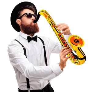 Saxophone gonflable
