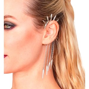 Barrette d'oreille avec rivets