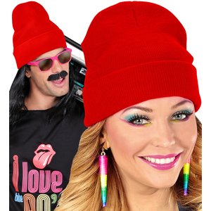 Beanie: rouge