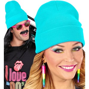 Beanie: turquoise