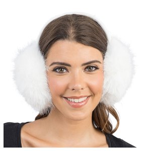 Paraorecchie peluche: bianco