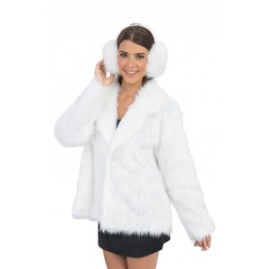 Paraorecchie peluche: bianco