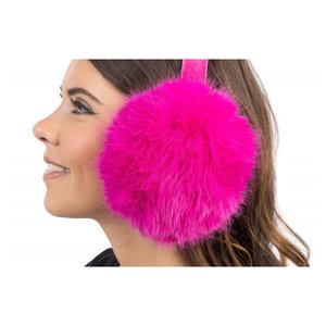 Paraorecchie peluche: fuchsia