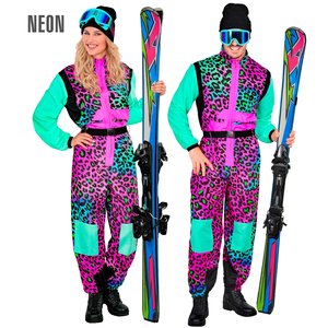 Tuta da sci: Leopardo colorato