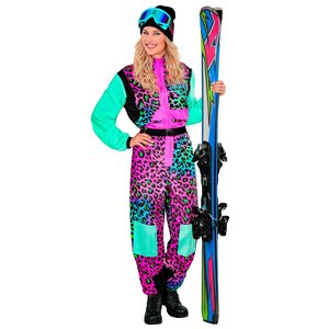 Tuta da sci: Leopardo colorato