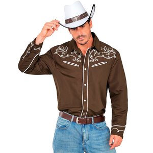 Camicia cowboy: marrone