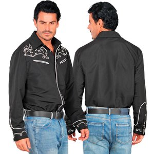Camicia cowboy: nero