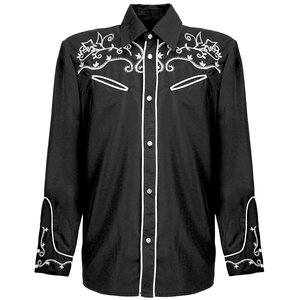 Camicia cowboy: nero
