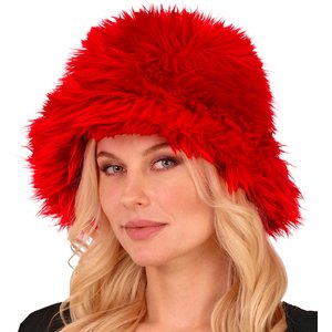 Plüsch Anglerhut: Rot