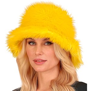 Plüsch Anglerhut: Gelb