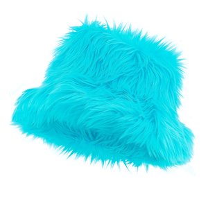 Plüsch Anglerhut: Türkis