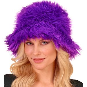 Plüsch Anglerhut: Violett