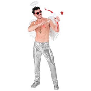 Pantaloni di paillettes: argento