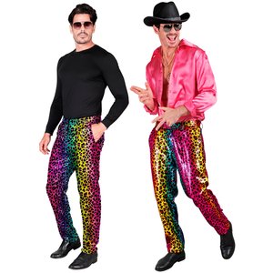 Pantaloni di paillettes: Leo colorato