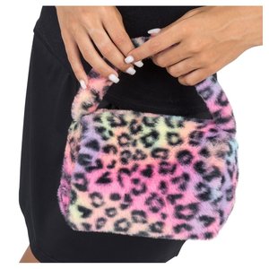 Plüsch Handtasche: Bunter Leo