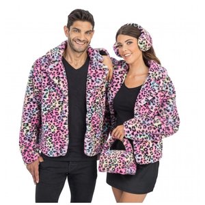 Plüsch Handtasche: Bunter Leo