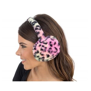 Plüsch Ohrenwärmer: Bunter Leo