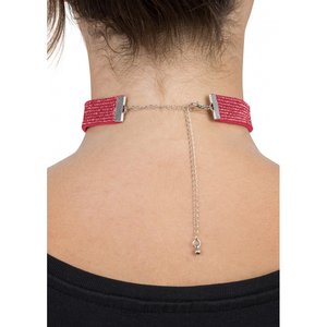 Strass Choker: Rot