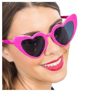Herzbrille: Pink
