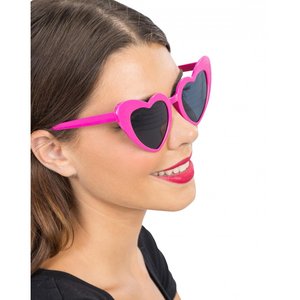 Herzbrille: Pink