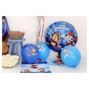 Paw Patrol - Ballons: blau - 6 Stk