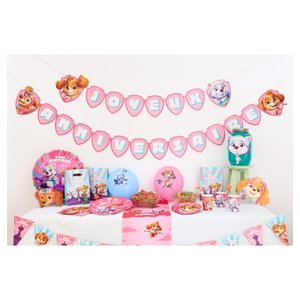 Paw Patrol - Joyeux Anniversaire: rosa