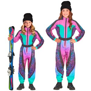 Skianzug - Bunter Leopard: Kinder