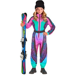 Skianzug - Bunter Leopard: Kinder
