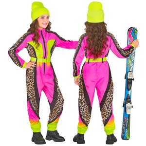 Skianzug - Neon Leopard: Kinder