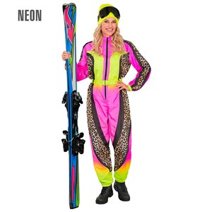 Skianzug - Neon Leopard: Damen