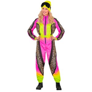 Skianzug - Neon Leopard: Damen