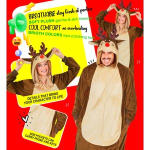 Onesie: Rentier - Rudolf