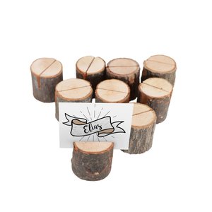 Porte-noms - Bois: 9 pièces