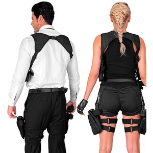 Pistolen Holster: Bein links