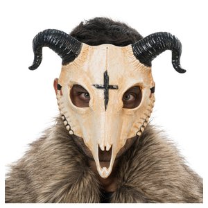 Schädel - Biest mit Hörnern