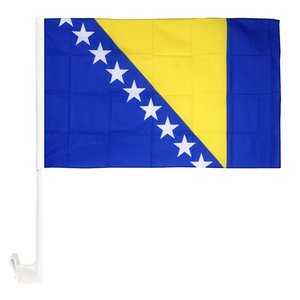 Drapeau pour voiture: Bosnie-Herzégovine