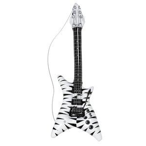 Luftgitarre aufblasbar: Zebra