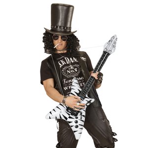Luftgitarre aufblasbar: Zebra