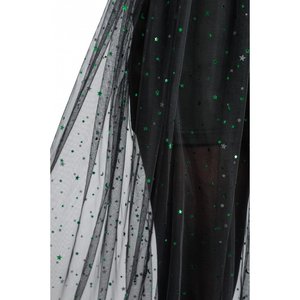 Gonna lunga: verde glitterato