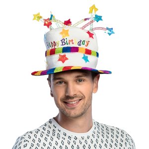 Rainbow Cake: Happy Birthday