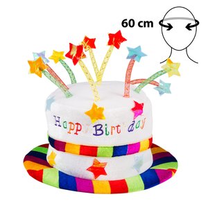 Rainbow Cake: Happy Birthday