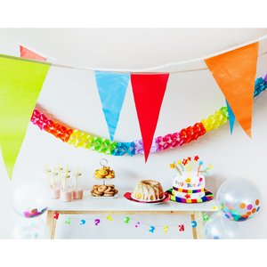 Rainbow Cake: Happy Birthday