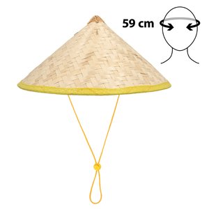 Chapeau conique asiatique